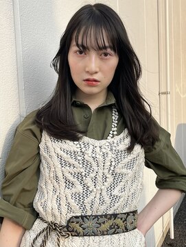 ビートス(BEAT S) 【BEAT S】姫カット/暗髪ロング/顔まわりレイヤー/矢場町/栄