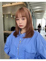 ロンドワン 三宮元町(Lond one) レイヤーカット/イヤリングカラー/ミルクティーベージュ神戸三宮