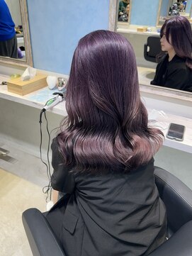 アソビセカンド 原宿(ASOBI 2nd) ブリーチ/ダブルカラー/原宿/韓国/ラベンダーカラー