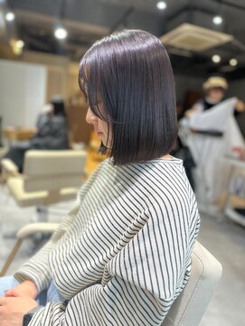 エッセ 大阪梅田茶屋町店(esse) 艶ボブお洒落グレージュ