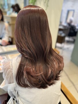 ミント バイ フォルテ(mint by FORTE) ブリーチなしピンクブラウン