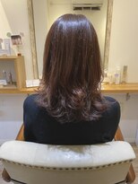 ハッコ(hacco) 艶髪ロング/シルキーベージュ/ニュアンスカラー/ストレート