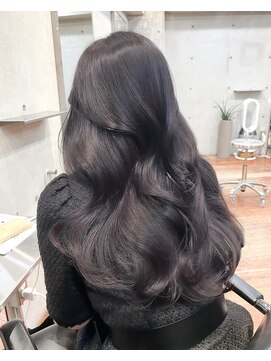 サイン 渋谷(SIGN) イヤリングカラーインナーカラーハイライトカラーレイヤーカット