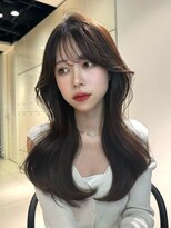 フォルテ 草薙店&nbsp;くびれヘア　アプリコットオレンジ　ハイライトカラー