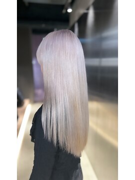 ペレ 栄店(PELE) デザインカラー/レイヤーカット/ウェットヘア/オリーブベージュ