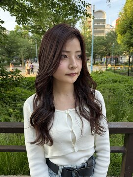 サル(saru) #レイヤーカット × #ピンクベージュ