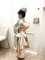 エメティ(Aimerty)&nbsp;7歳着付けとヘアセット