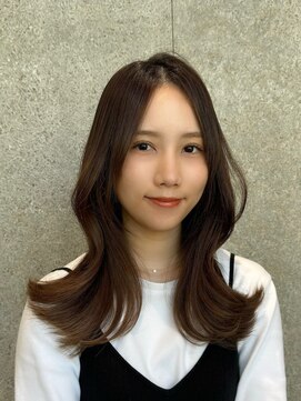 ディオ アンド ルーチェ アット(Dio&Luce at.) マロンブラウン/韓国風くびれレイヤー