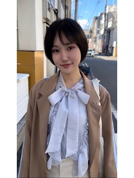 アンメリーアン(Ann merry ann) 20代30代大人美人小顔ブリーチなし韓国ヘアアッシュブラック