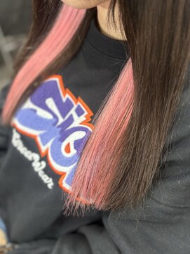 プルエクステのお店ネクスト(NEXT) #プルエクステ#インナーカラー#ピンク