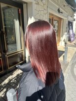 グラマラス GLAMOROUS&nbsp;【渡辺まとい】チェリーレッド/髪質改善トリートメント