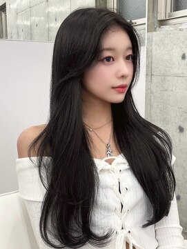 エヌアイ オモテサンドウ(ni omotesando) ダークグレージュ/赤み消しカラー/顔まわりカット上野