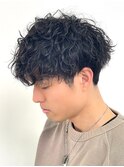 波巻きパーマ