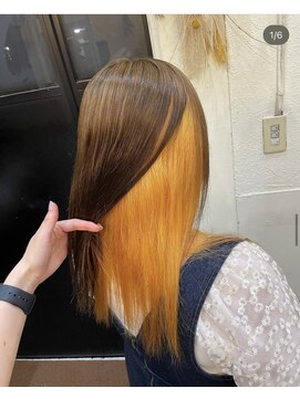 ボアップ 難波店(boappu) #インナーカラー#暖色カラー#イルミナカラー#デザインカラー