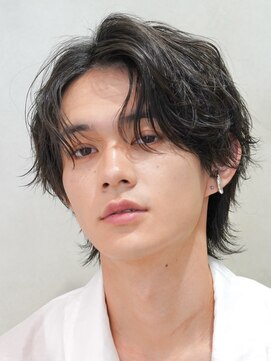 テン 心斎橋(tenn.) フェザーショートフェザーパーマニュアンスパーマショートヘア