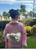 浴衣着付け・ヘアセット