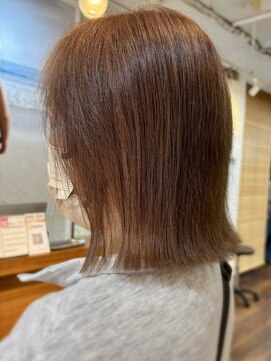 エスポワール(Espoir) 外はねボブ×ココアブラウンカラー