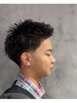 サイファー 心斎橋(CIPHER.) スパイキーピンパーマ