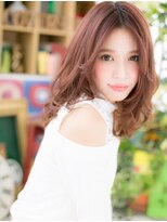 カバーヘア ブリス 川口(COVER HAIR bliss)&nbsp;外国人風チェリーレッドハイレイヤーカットh4川口20代30代40代!