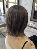 ヘアーララプラス(HAIR lala+) 【HAIR lala+】 #透明感カラー #グレージュ #大人ショート