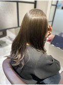 ブラウンベージュロング