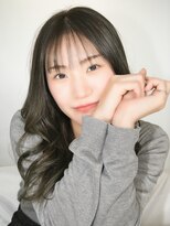 カミエ(kamie)&nbsp;【kamie北浜】オリーブカラー/シースルーバング