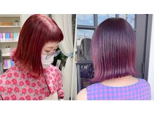 ブリーチを使わないデザインカラー 2 ネオンカラー