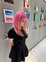 アース エレガンス 吉祥寺店(EARTH Elegance)&nbsp;高発色ピンクのトレンドレイヤー