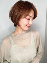 COVER HAIR ACADEMY 北浦和【カバーヘア アカデミー】北浦和西口店【4/6 OPEN(予定)】&nbsp;くびれショート外国人風オレンジベージュp1北浦和20代30代40代