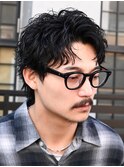 渋谷アクティブショート緩めルーズショートパーマシャドウパーマ