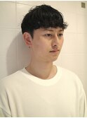 ルーズショート×ニュアンスパーマ
