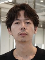 フィフス 渋谷(fifth)&nbsp;渋谷/シャドウパーマ/無造作パーマ/メンズセンターパート