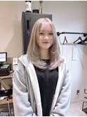 2ブリーチでできるハイトーンカラーとレイヤーカット