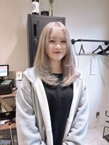 エデル(edel)&nbsp;2ブリーチでできるハイトーンカラーとレイヤーカット