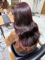 リュッカ(Lyuck)&nbsp;【MANA】ダメージレス！ブリーチなしのWカラーでボルドーカラー
