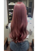 ヘアーアンドエステ サニープレイス(Hair&Esthe Sunny Place)&nbsp;くすみピンクカラー
