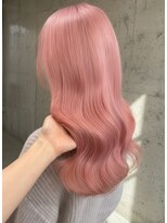 プネル 渋谷(PUNEL)&nbsp;原宿　コーラルピンク　ピンクミルクティー レイヤーミディアム