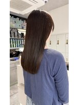 ログ(log)&nbsp;ニュアンスパーマ　髪質改善カラー　顔まわり　レイヤー　艶髪