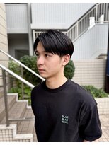 スーリール 福岡別府店(Sourire)&nbsp;メンズナチュラルショート　ツーブロック　別府メンズカット