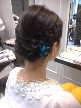 ネオリーブギンザ 銀座店(Neolive GINZA) 【neolive Ginza】　編み込みヘアセット☆