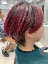 テトヘアー(teto hair)&nbsp;グラデーションカラー、デザインカラー、ピンクパープル