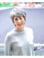 えがお美容室&nbsp;【えがお美容室】40代50代にオススメ☆シルエット美ショート