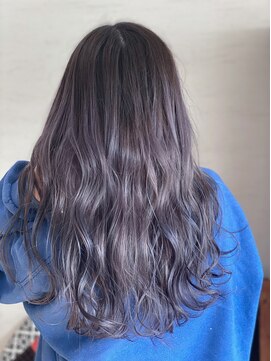 クロシェットヘアデザイン ラベンダーグレー