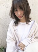 大人かわいい☆レイヤーミディ外ハネ