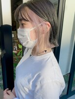 ヘアー アイス ルーチェ(HAIR ICI LUCE)&nbsp;インナーカラー ラベンダーカラー インナーパープル 担当城倉
