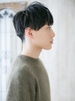 メンズヘア ビーセカンド 草加店(MENS HAIR B-2) ナチュラルな束感フェードカット◎こなれヘアL