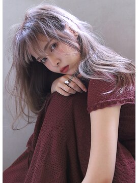 ブラン 広島八丁堀(Blanc) 【Blanc/広島八丁堀】ロングレイヤー＿シースルーカラー＿ロング