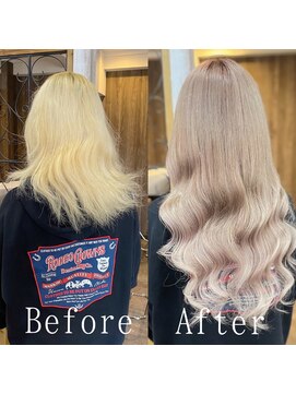 あるじゃんすー 沖縄店 ミルキーホワイト#シールエクステ#ホワイトグレージュ#美髪#沖縄