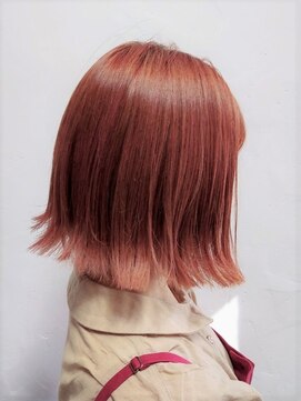 リコ 池袋東口店(Liko) オレンジブラウン×ハイトーン【Liko/池袋東口店/南池袋公園隣】