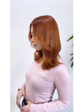 ルピナス 北千住(Lupinus) 韓国風、バレンシアオレンジカラー